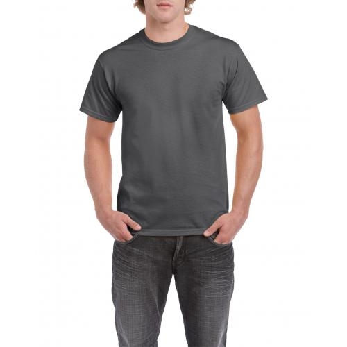 Gildan Heavy Cotton T dark heather,l