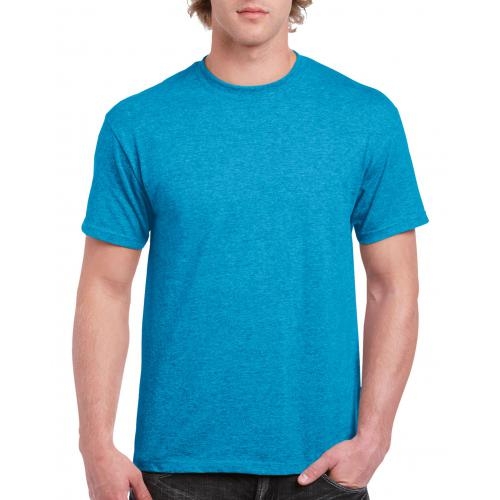 Gildan Heavy Cotton T heather sapphire,l