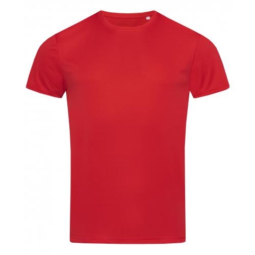 Sport-T Interlock heren crimson red,l