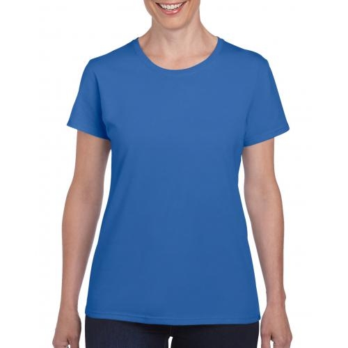 Gildan heavyweight dames shirt royal blue,l