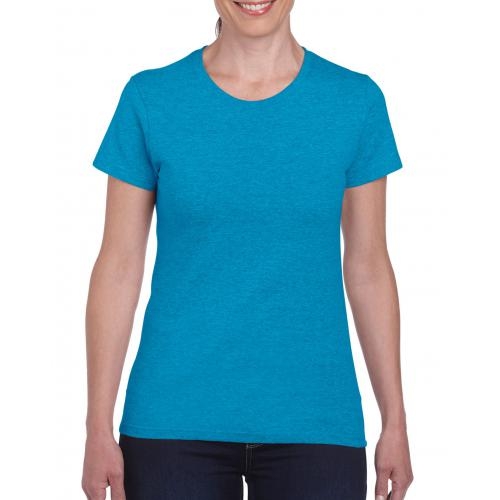 Gildan heavyweight dames shirt heather sapphire,l