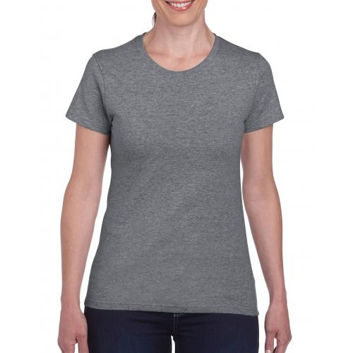 Gildan heavyweight dames shirt graphite heather,l