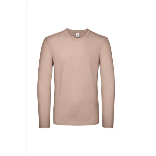 B&C #E150 Longsleeve millennial roze,l