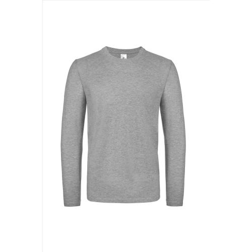 B&C #E150 Longsleeve sport grey,l