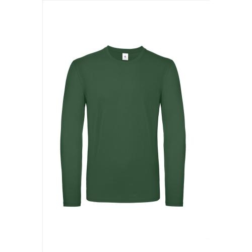 B&C #E150 Longsleeve bottle green,l