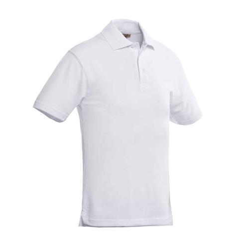 Heren polo Charma wit,5xl