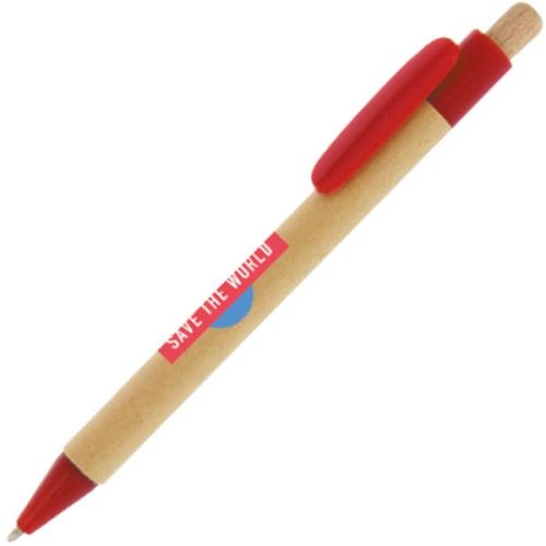 Recycle Eco pen rood