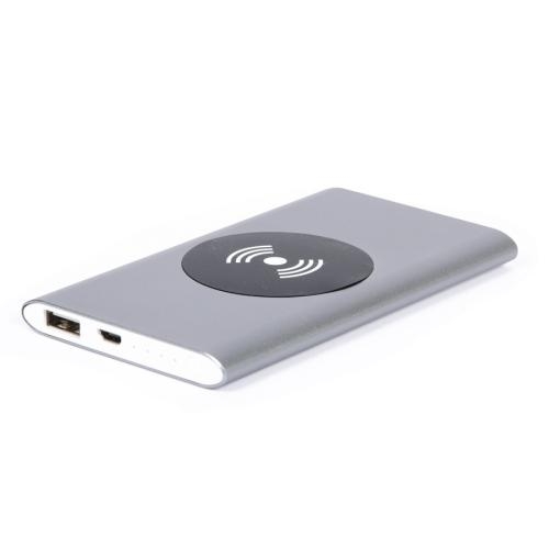 Wireless Charge Powerbank titanium