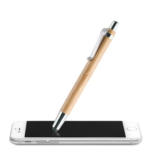 Bamboe pen met Stylus bamboe