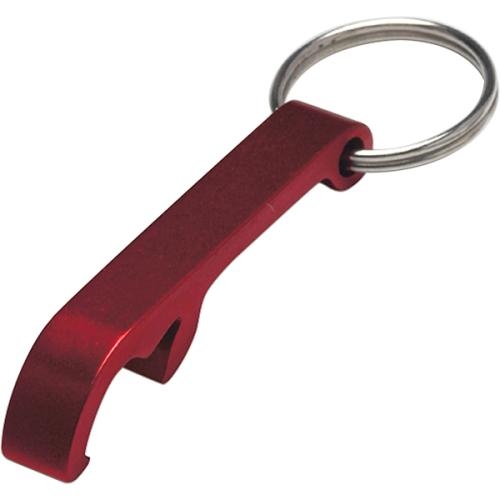 Sleutelhanger flesopener budget rood