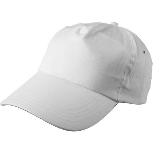 Katoenen cap wit