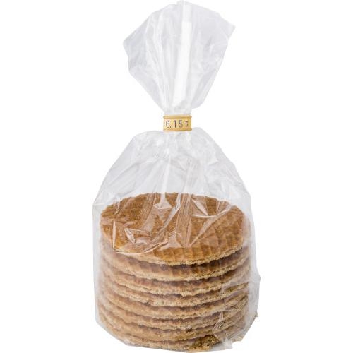 Stroopwafels in blik zilver