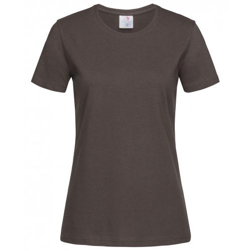 T-shirt Classic Woman dark chocolate,l