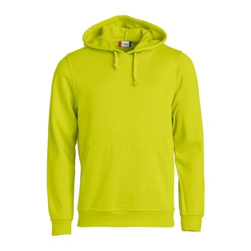 Clique Basic Hoody unisex signaalgroen,3xl