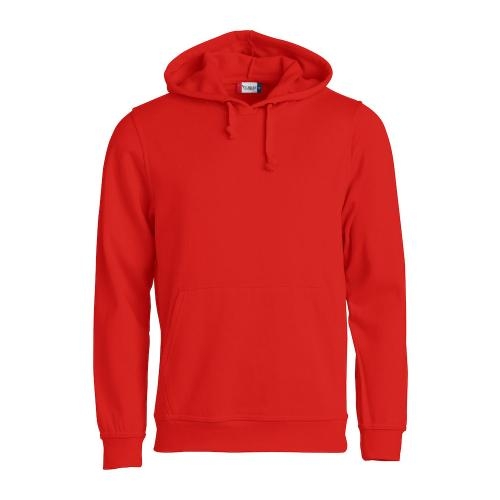 Clique Basic Hoody unisex rood,3xl