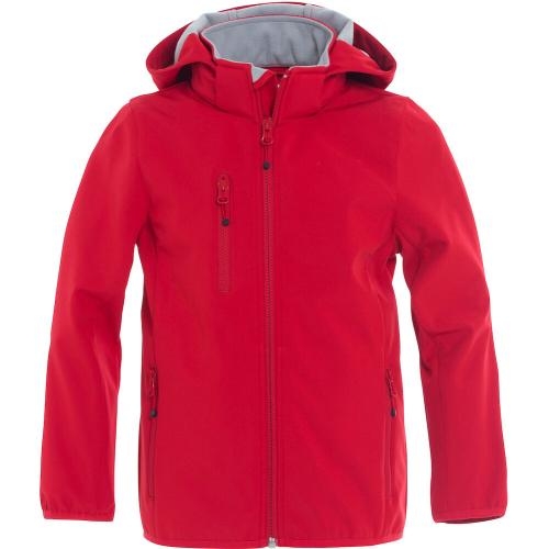 Softshell jas kids rood,130-140