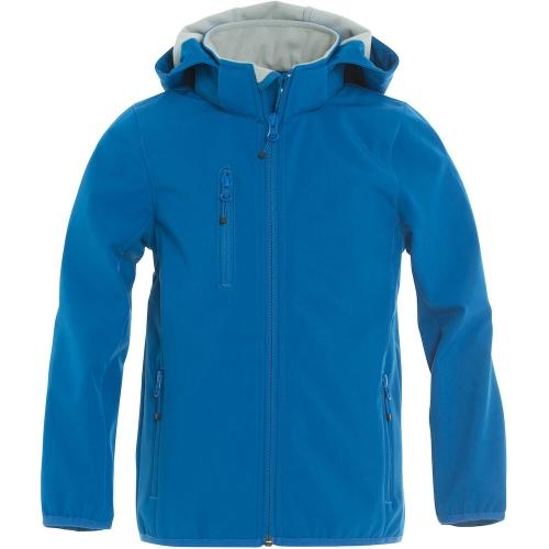 Softshell jas kids kobalt,130-140