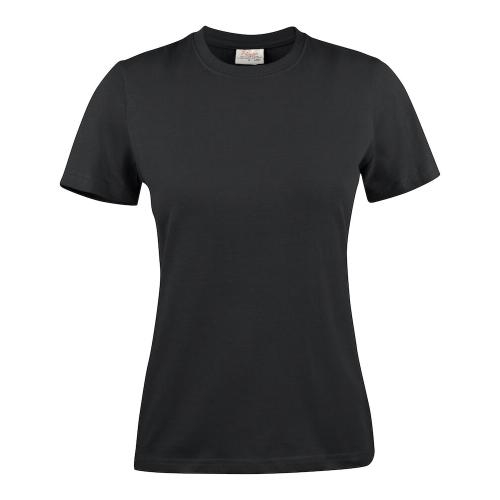 Printer Heavy T-shirt dames zwart,l