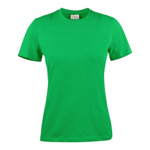 Printer Heavy T-shirt dames fresh green,l