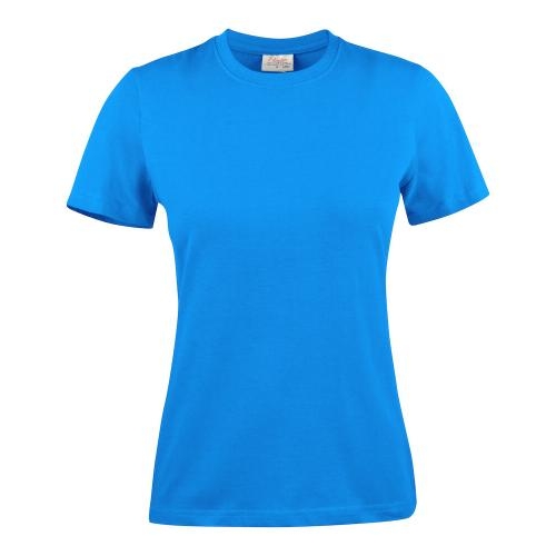 Printer Heavy T-shirt dames ocean blue,l