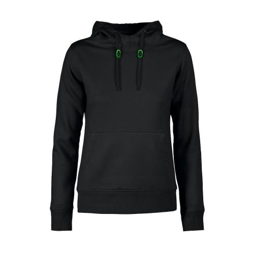 Printer Fastpitch Hooded Sweater dames zwart,l