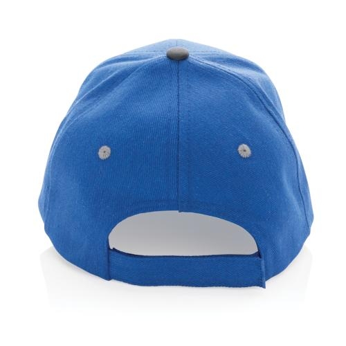 Impact AWARE 6-panel cap van katoen met bies zwart