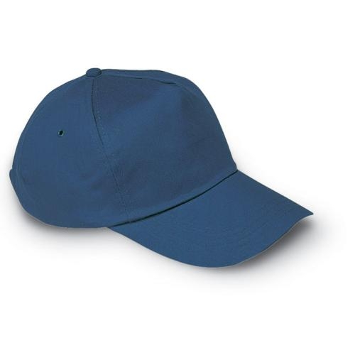 Baseballcap met sluiting blauw