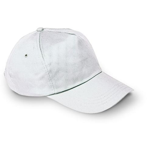 Baseballcap met sluiting wit