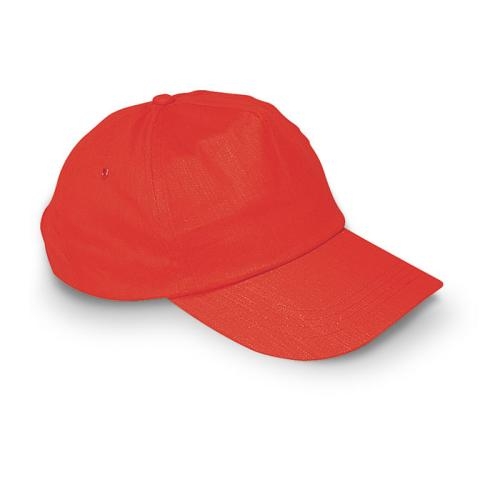 Baseballcap met sluiting rood