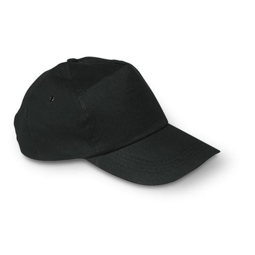 Baseballcap met sluiting zwart