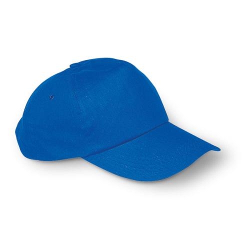 Baseballcap met sluiting koningsblauw