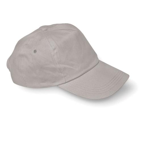 Baseballcap met sluiting grijs