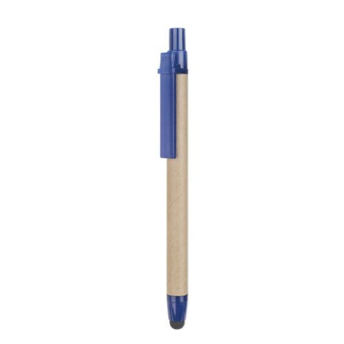 Kartonnen touchpen Recytouch blauw