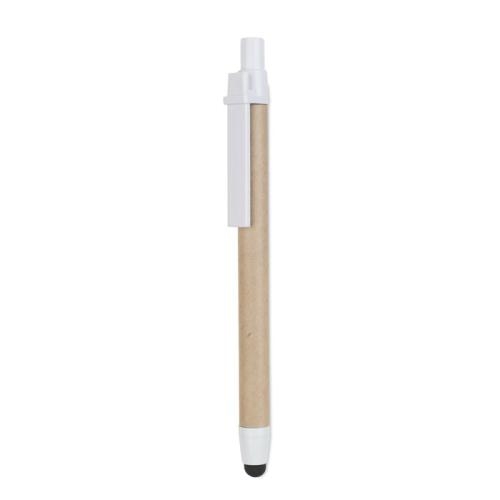 Kartonnen touchpen Recytouch wit