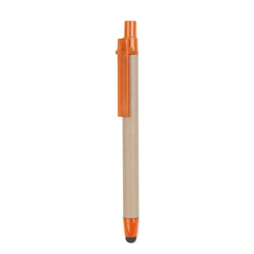 Kartonnen touchpen Recytouch oranje