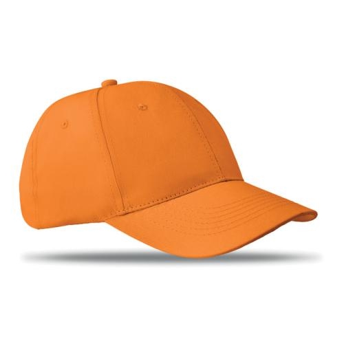 Katoenen baseball cap Basie oranje