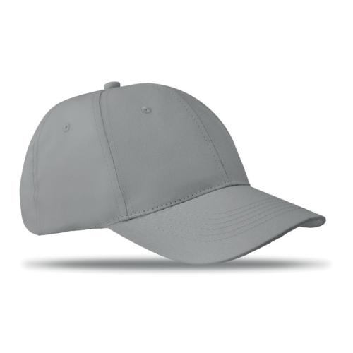 Katoenen baseball cap Basie grijs