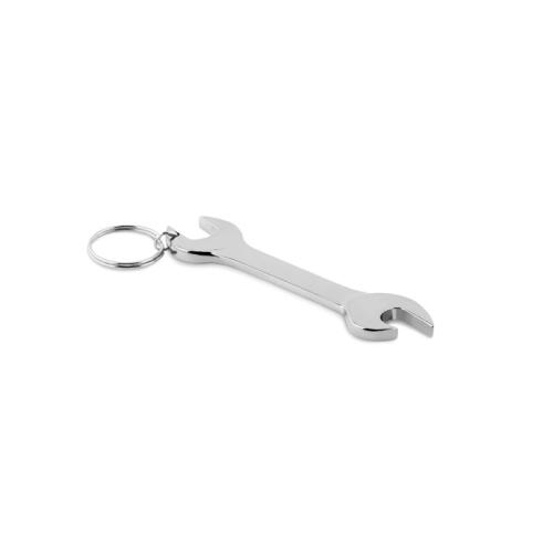 Sleutelhanger met flesopener Wrenchy zilver