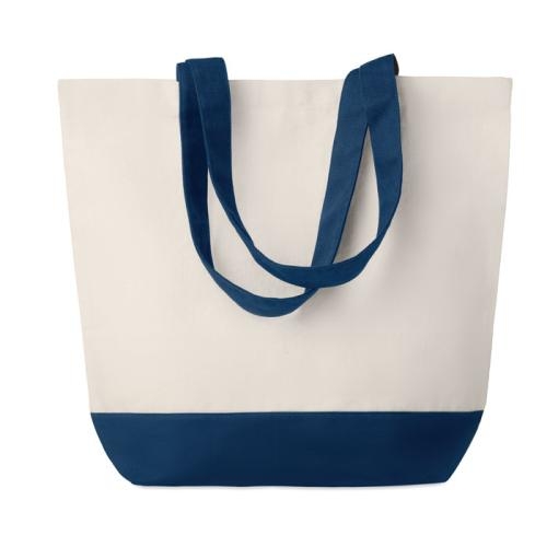 Canvas strandtas Kleuren bag blauw