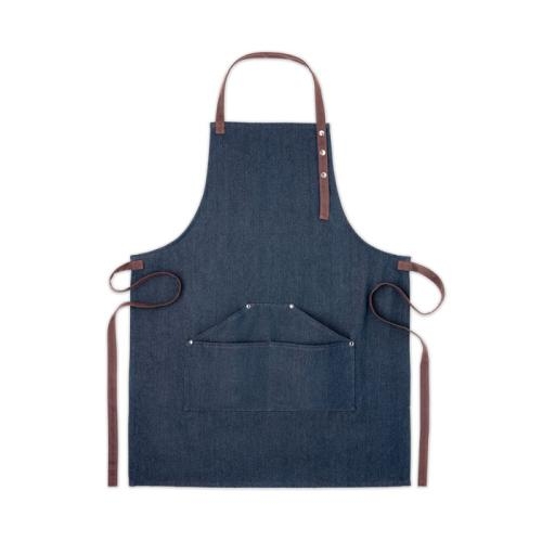 Verstelbaar denim schort blauw