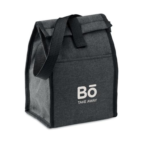 600D RPET koel lunchtas Bobe zwart