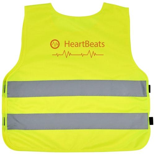 Veiligheidsvest voor kinderen 3-6 jaar neon yellow