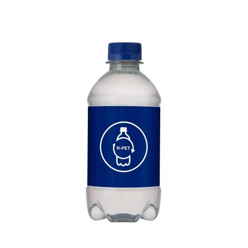 Bronwater 330 ml met draaidop blauw