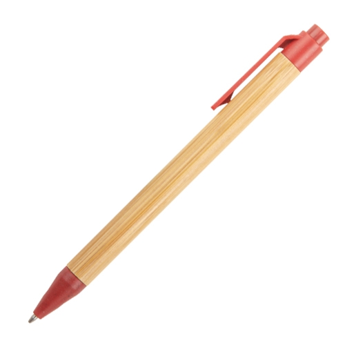 Bamboe pen Budget rood