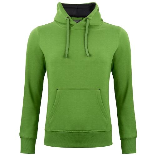 Classic hoodie ladies groenmelange,l