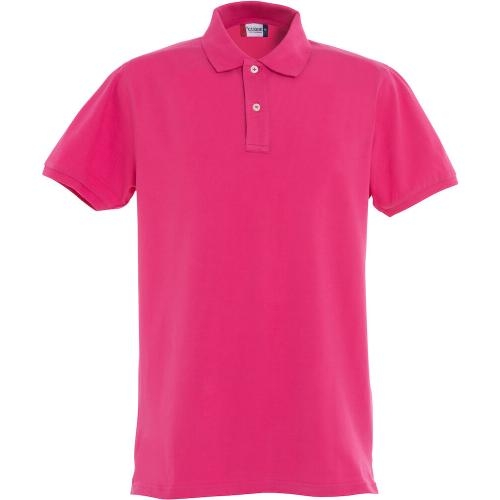 Premium heren polo helder kersen,3xl