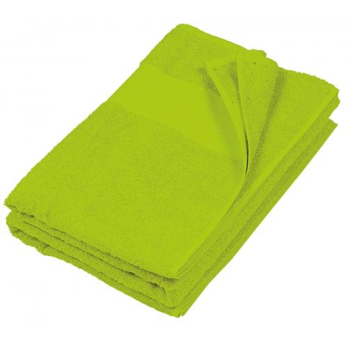 Kariban handdoek 100x50 cm lime