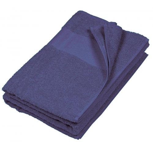 Kariban handdoek 100x50 cm navy