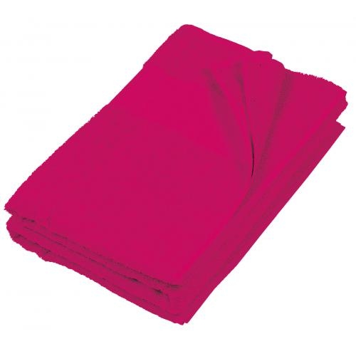 Kariban handdoek 100x50 cm fuchsia