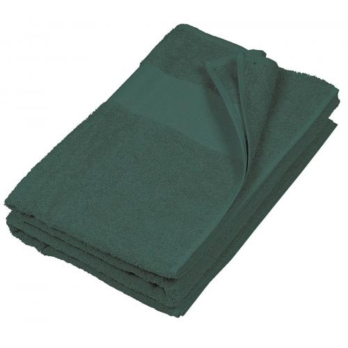 Kariban handdoek 140x70 cm forest green